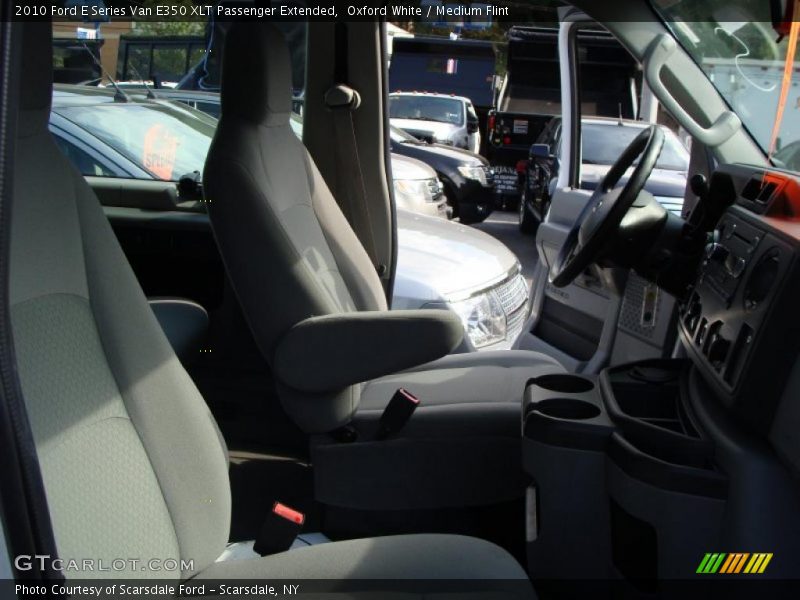 Oxford White / Medium Flint 2010 Ford E Series Van E350 XLT Passenger Extended