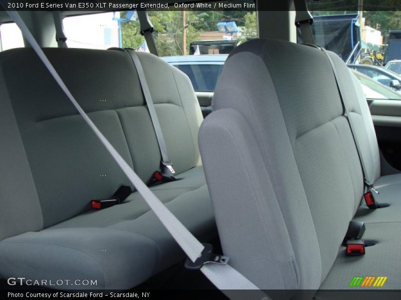 Oxford White / Medium Flint 2010 Ford E Series Van E350 XLT Passenger Extended