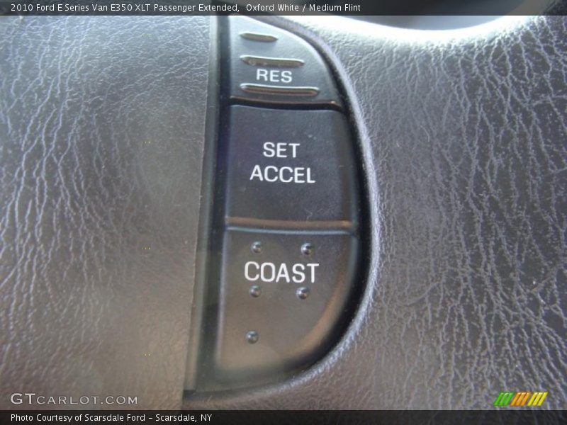Oxford White / Medium Flint 2010 Ford E Series Van E350 XLT Passenger Extended