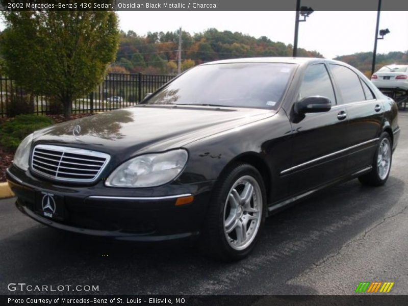 Obsidian Black Metallic / Charcoal 2002 Mercedes-Benz S 430 Sedan