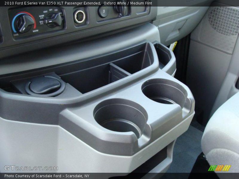 Oxford White / Medium Flint 2010 Ford E Series Van E350 XLT Passenger Extended