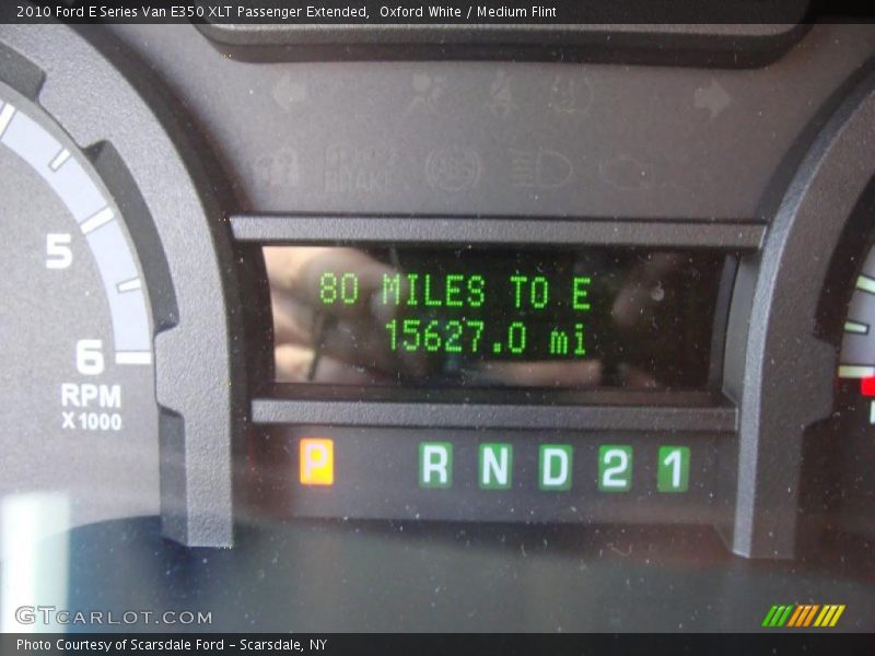 Oxford White / Medium Flint 2010 Ford E Series Van E350 XLT Passenger Extended