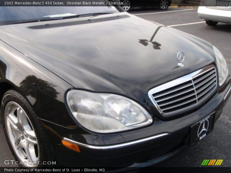 Obsidian Black Metallic / Charcoal 2002 Mercedes-Benz S 430 Sedan