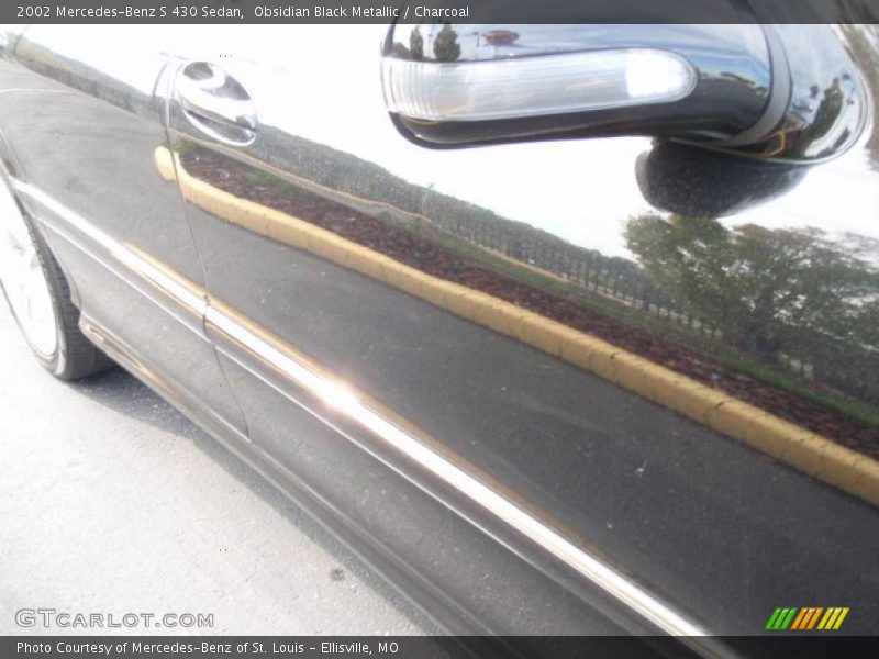 Obsidian Black Metallic / Charcoal 2002 Mercedes-Benz S 430 Sedan