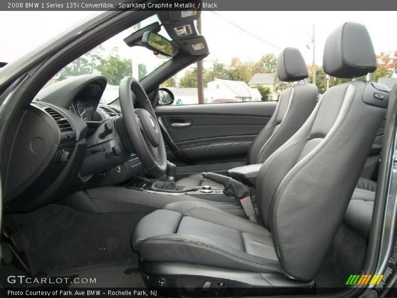  2008 1 Series 135i Convertible Black Interior