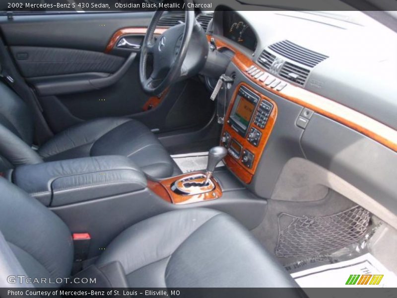 Obsidian Black Metallic / Charcoal 2002 Mercedes-Benz S 430 Sedan