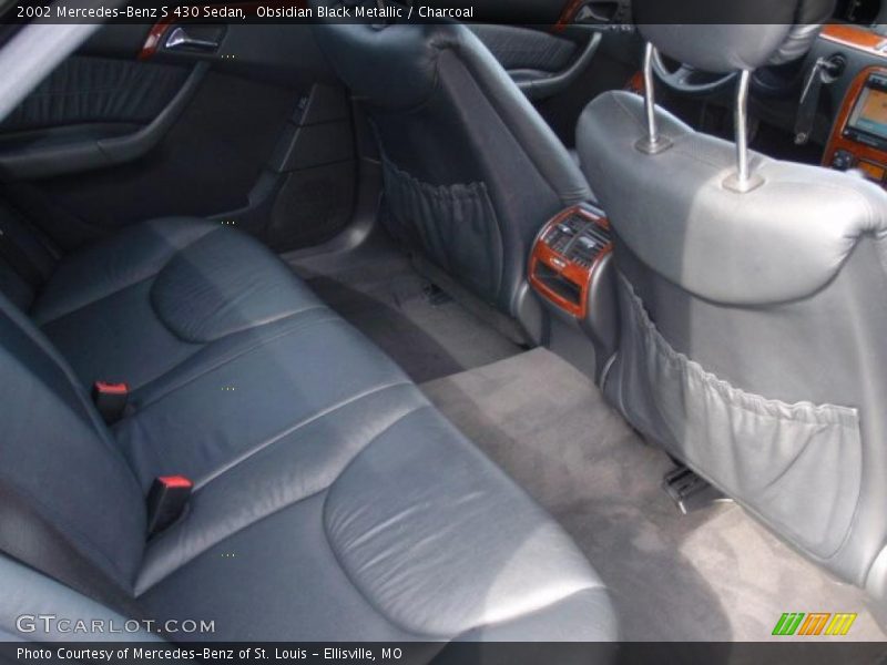 Obsidian Black Metallic / Charcoal 2002 Mercedes-Benz S 430 Sedan