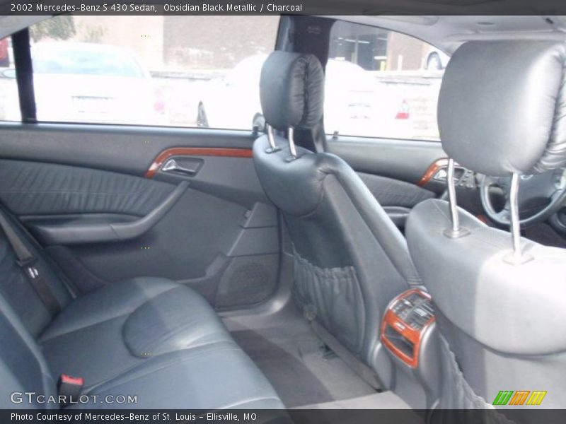 Obsidian Black Metallic / Charcoal 2002 Mercedes-Benz S 430 Sedan