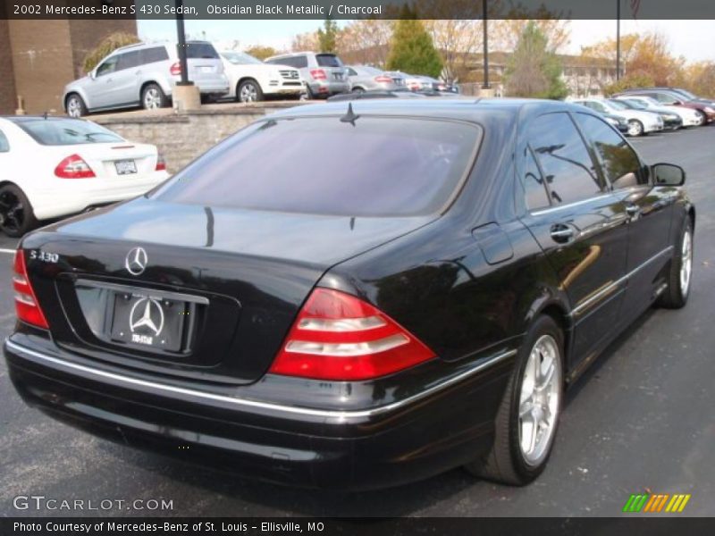 Obsidian Black Metallic / Charcoal 2002 Mercedes-Benz S 430 Sedan