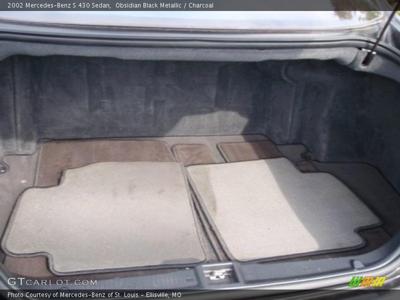 Obsidian Black Metallic / Charcoal 2002 Mercedes-Benz S 430 Sedan