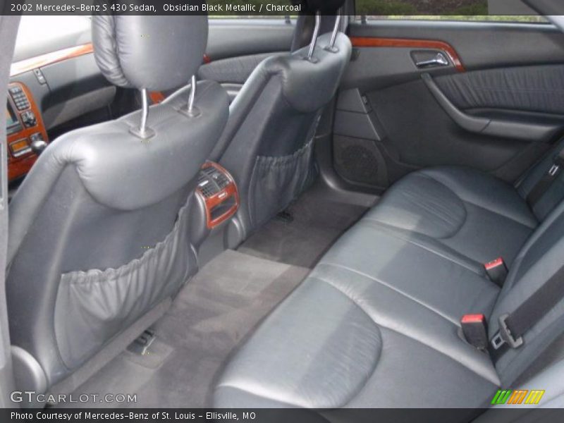 Obsidian Black Metallic / Charcoal 2002 Mercedes-Benz S 430 Sedan