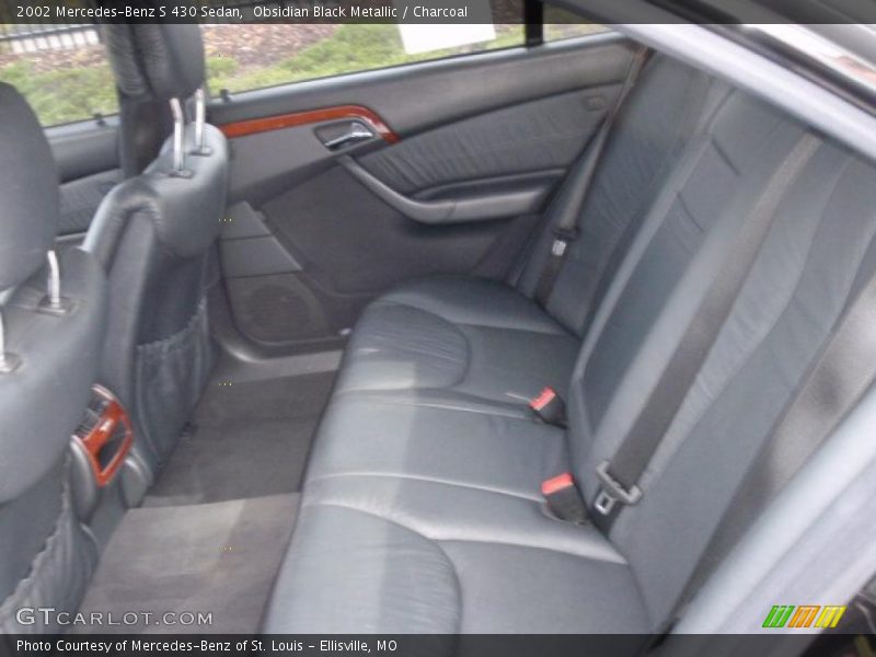 Obsidian Black Metallic / Charcoal 2002 Mercedes-Benz S 430 Sedan