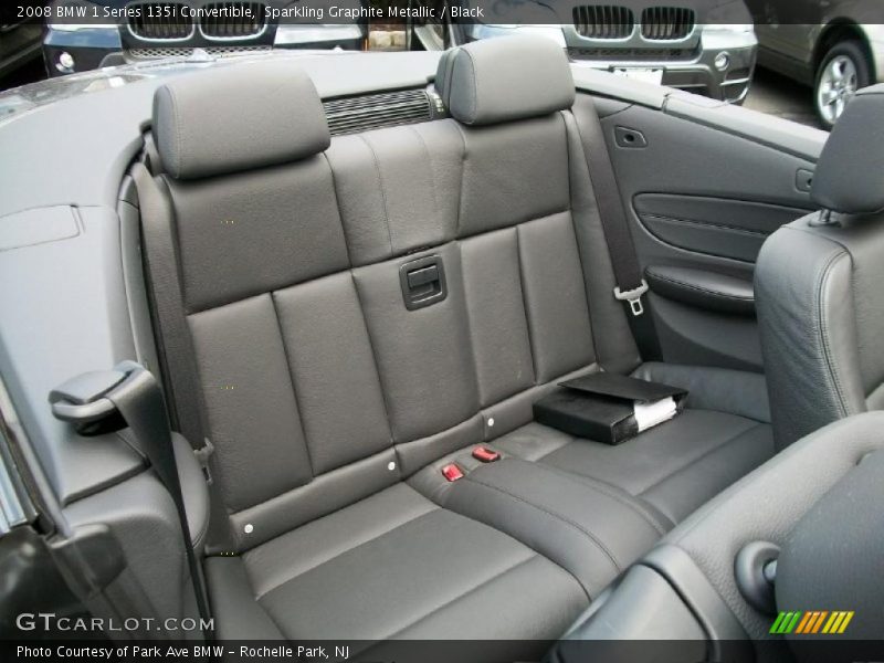  2008 1 Series 135i Convertible Black Interior