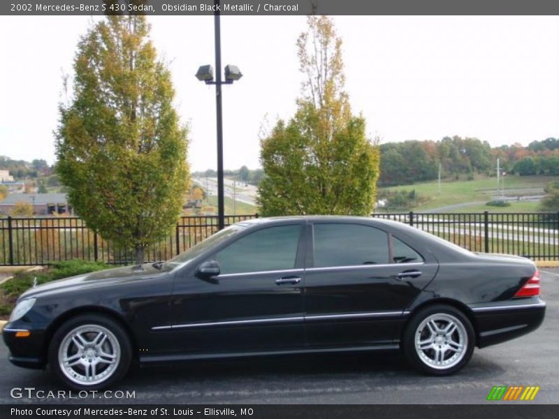 Obsidian Black Metallic / Charcoal 2002 Mercedes-Benz S 430 Sedan