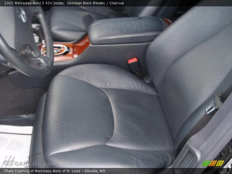 Obsidian Black Metallic / Charcoal 2002 Mercedes-Benz S 430 Sedan