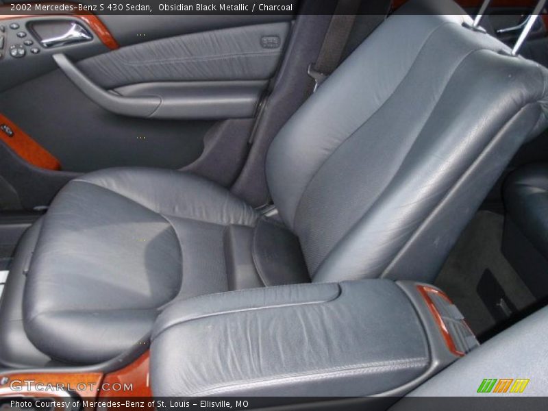 Obsidian Black Metallic / Charcoal 2002 Mercedes-Benz S 430 Sedan