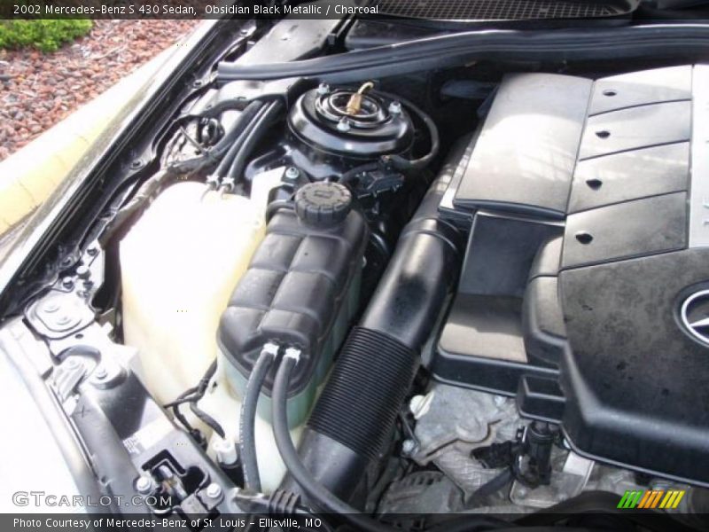 Obsidian Black Metallic / Charcoal 2002 Mercedes-Benz S 430 Sedan