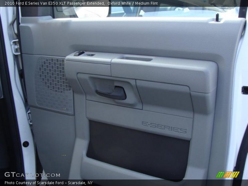 Oxford White / Medium Flint 2010 Ford E Series Van E350 XLT Passenger Extended