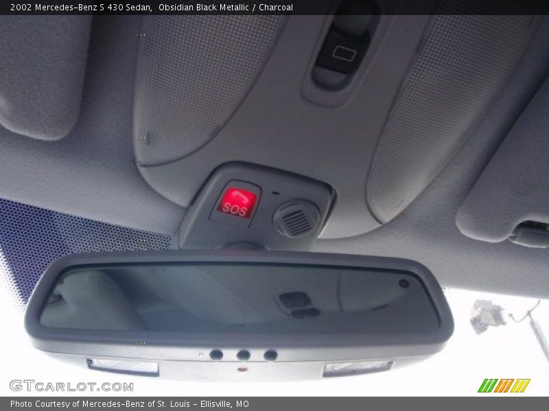 Obsidian Black Metallic / Charcoal 2002 Mercedes-Benz S 430 Sedan
