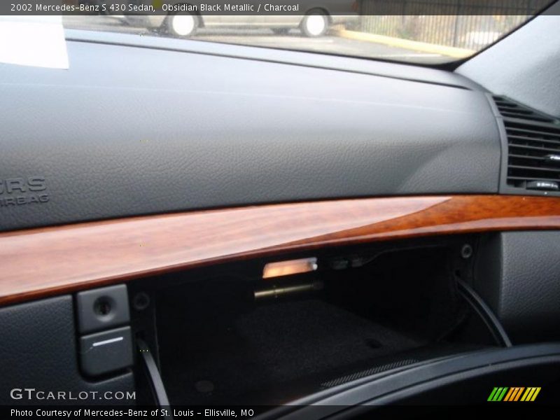 Obsidian Black Metallic / Charcoal 2002 Mercedes-Benz S 430 Sedan