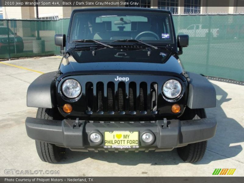 Black / Dark Slate Gray/Medium Slate Gray 2010 Jeep Wrangler Sport 4x4