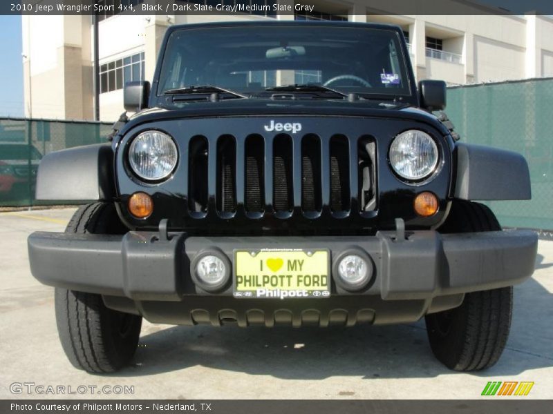 Black / Dark Slate Gray/Medium Slate Gray 2010 Jeep Wrangler Sport 4x4