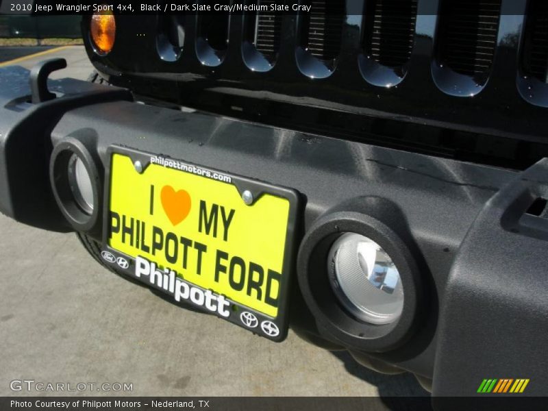 Black / Dark Slate Gray/Medium Slate Gray 2010 Jeep Wrangler Sport 4x4