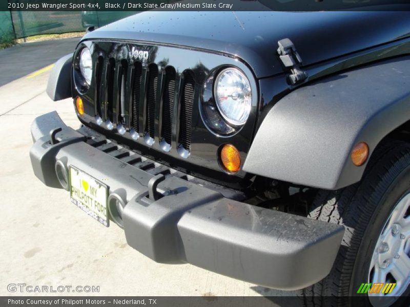 Black / Dark Slate Gray/Medium Slate Gray 2010 Jeep Wrangler Sport 4x4