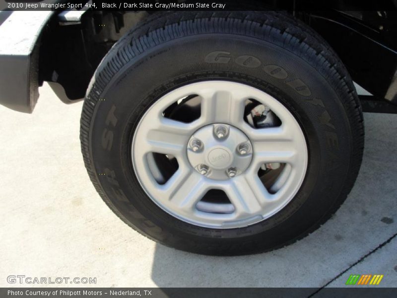 Black / Dark Slate Gray/Medium Slate Gray 2010 Jeep Wrangler Sport 4x4