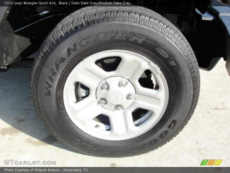 Black / Dark Slate Gray/Medium Slate Gray 2010 Jeep Wrangler Sport 4x4