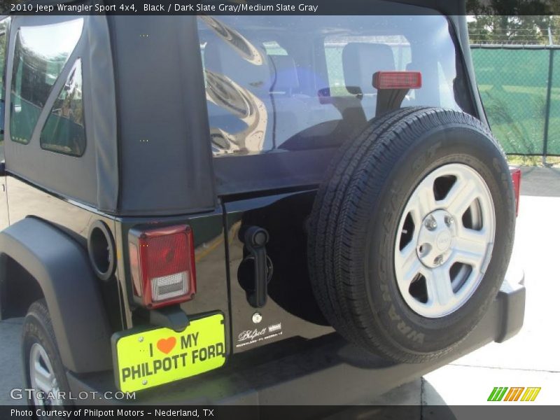 Black / Dark Slate Gray/Medium Slate Gray 2010 Jeep Wrangler Sport 4x4