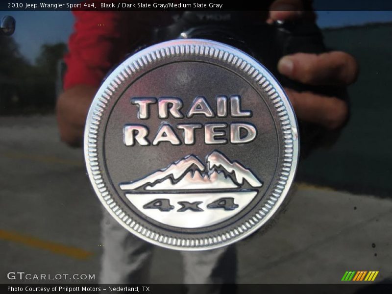 Black / Dark Slate Gray/Medium Slate Gray 2010 Jeep Wrangler Sport 4x4
