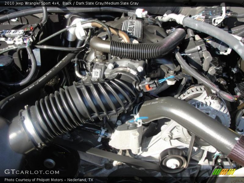 Black / Dark Slate Gray/Medium Slate Gray 2010 Jeep Wrangler Sport 4x4