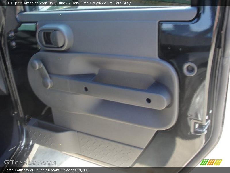 Black / Dark Slate Gray/Medium Slate Gray 2010 Jeep Wrangler Sport 4x4