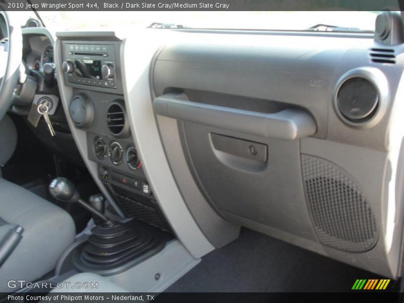 Black / Dark Slate Gray/Medium Slate Gray 2010 Jeep Wrangler Sport 4x4
