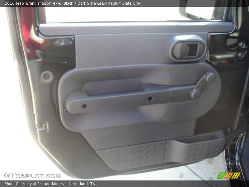 Black / Dark Slate Gray/Medium Slate Gray 2010 Jeep Wrangler Sport 4x4