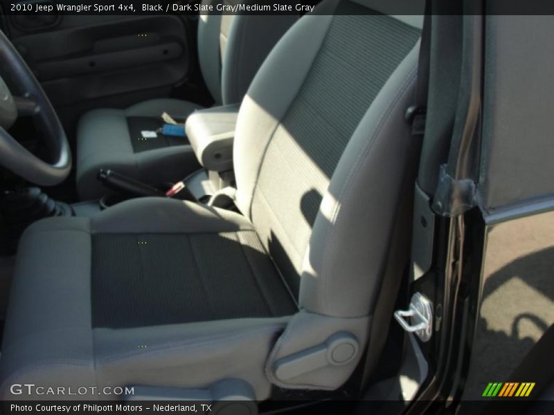 Black / Dark Slate Gray/Medium Slate Gray 2010 Jeep Wrangler Sport 4x4