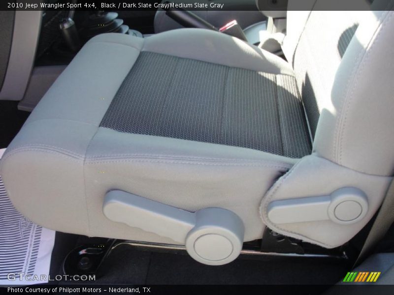 Black / Dark Slate Gray/Medium Slate Gray 2010 Jeep Wrangler Sport 4x4