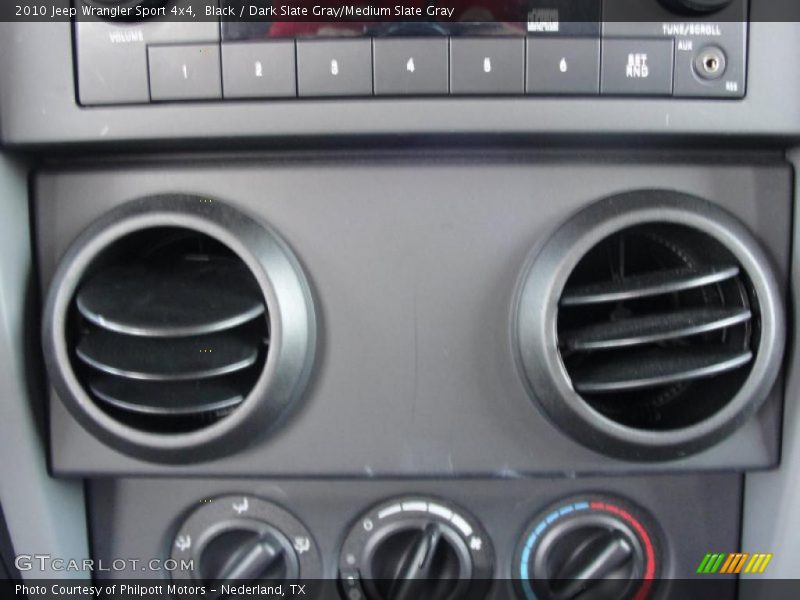 Black / Dark Slate Gray/Medium Slate Gray 2010 Jeep Wrangler Sport 4x4