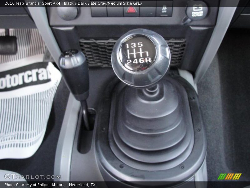 Black / Dark Slate Gray/Medium Slate Gray 2010 Jeep Wrangler Sport 4x4