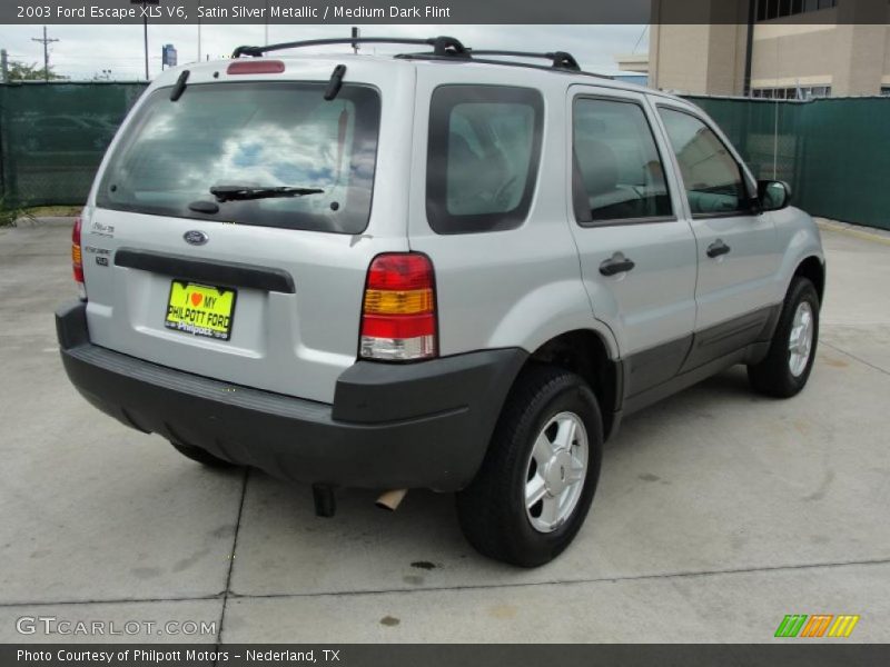 Satin Silver Metallic / Medium Dark Flint 2003 Ford Escape XLS V6