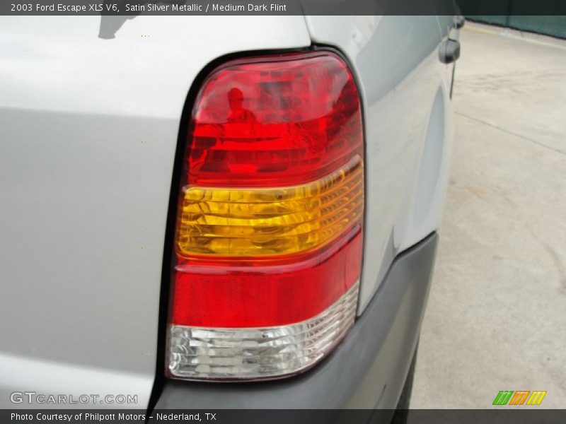 Satin Silver Metallic / Medium Dark Flint 2003 Ford Escape XLS V6