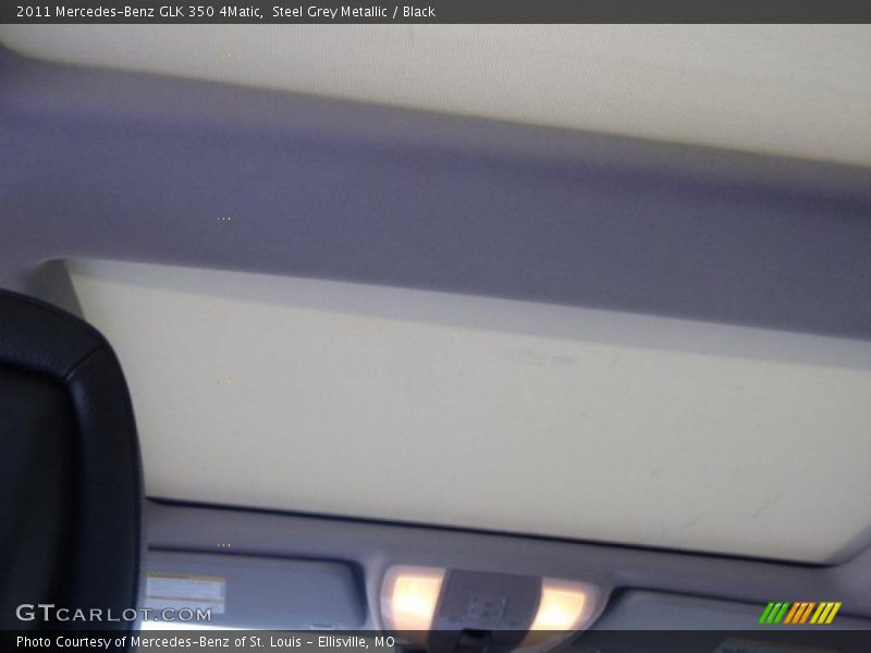 Steel Grey Metallic / Black 2011 Mercedes-Benz GLK 350 4Matic