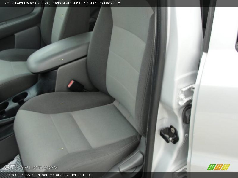 Satin Silver Metallic / Medium Dark Flint 2003 Ford Escape XLS V6