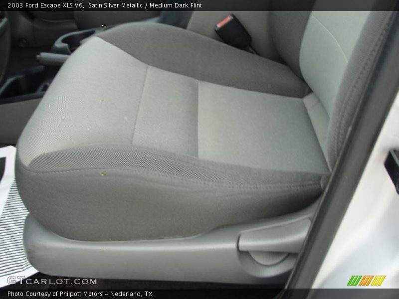 Satin Silver Metallic / Medium Dark Flint 2003 Ford Escape XLS V6
