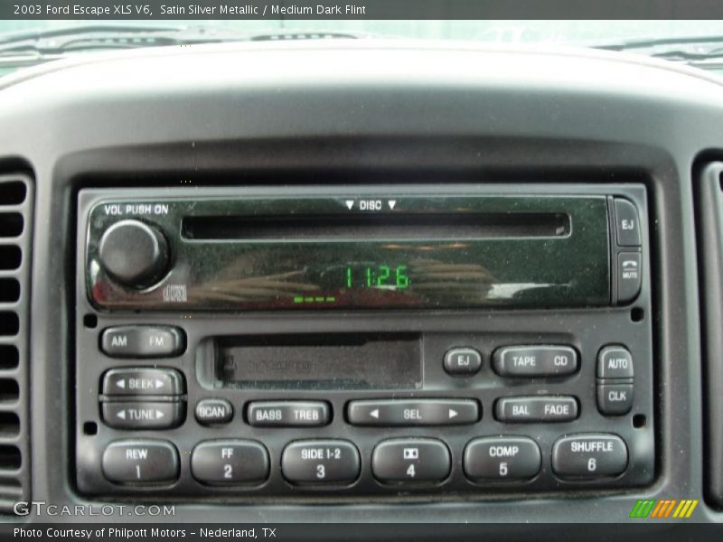 Controls of 2003 Escape XLS V6