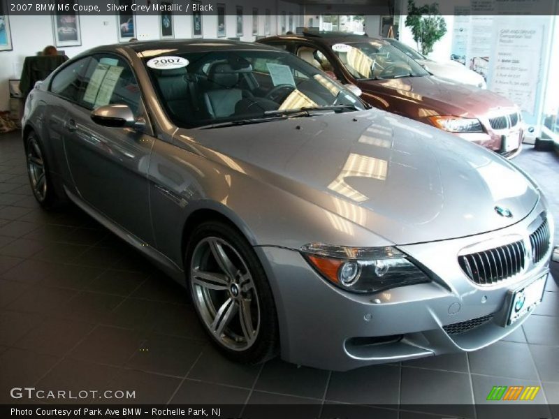 Silver Grey Metallic / Black 2007 BMW M6 Coupe