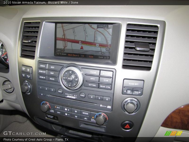 Controls of 2010 Armada Platinum