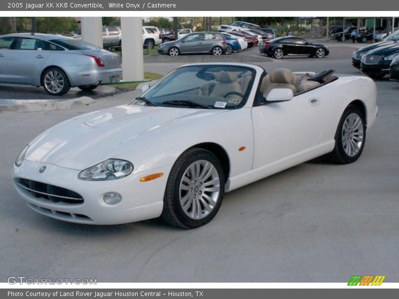 White Onyx / Cashmere 2005 Jaguar XK XK8 Convertible