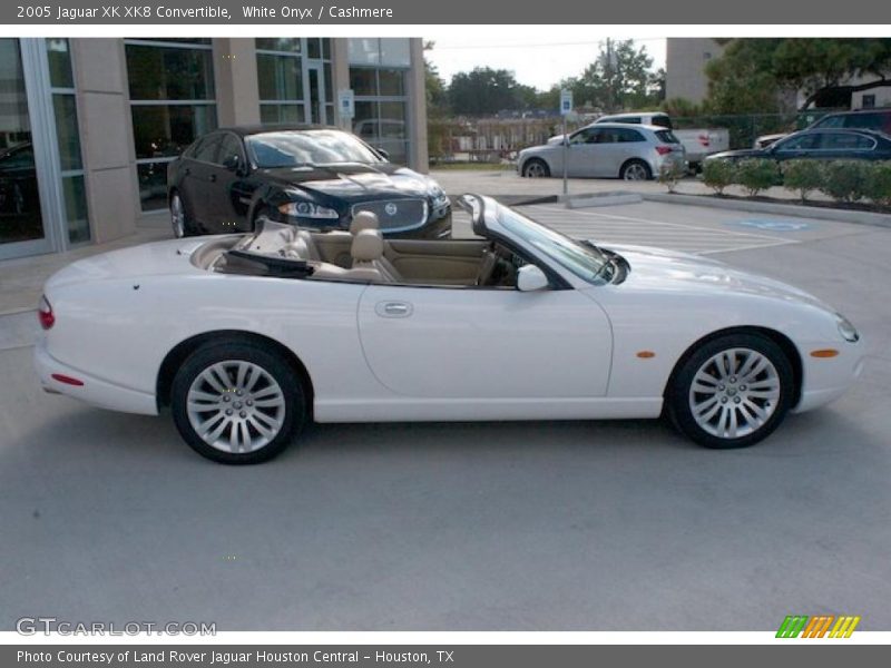 White Onyx / Cashmere 2005 Jaguar XK XK8 Convertible